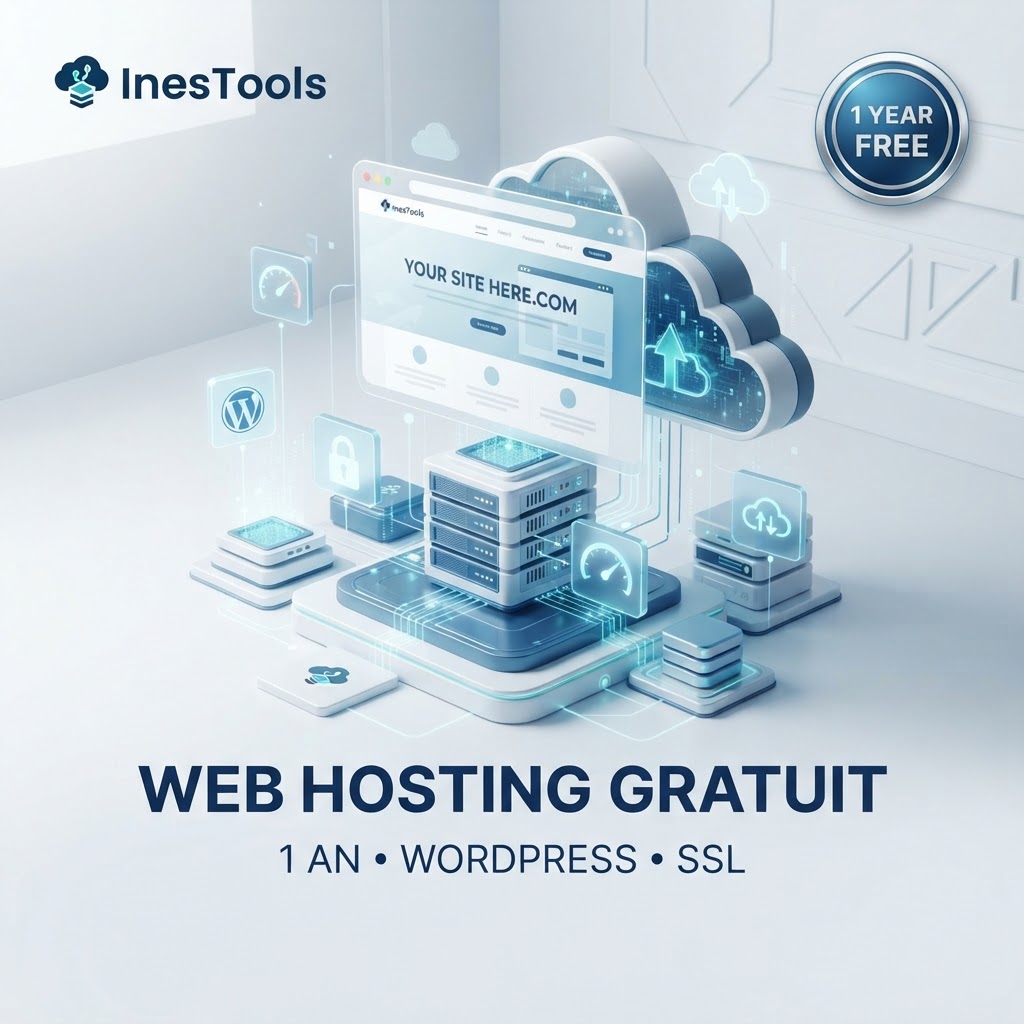 Hébergement Web Gratuit — 1 An