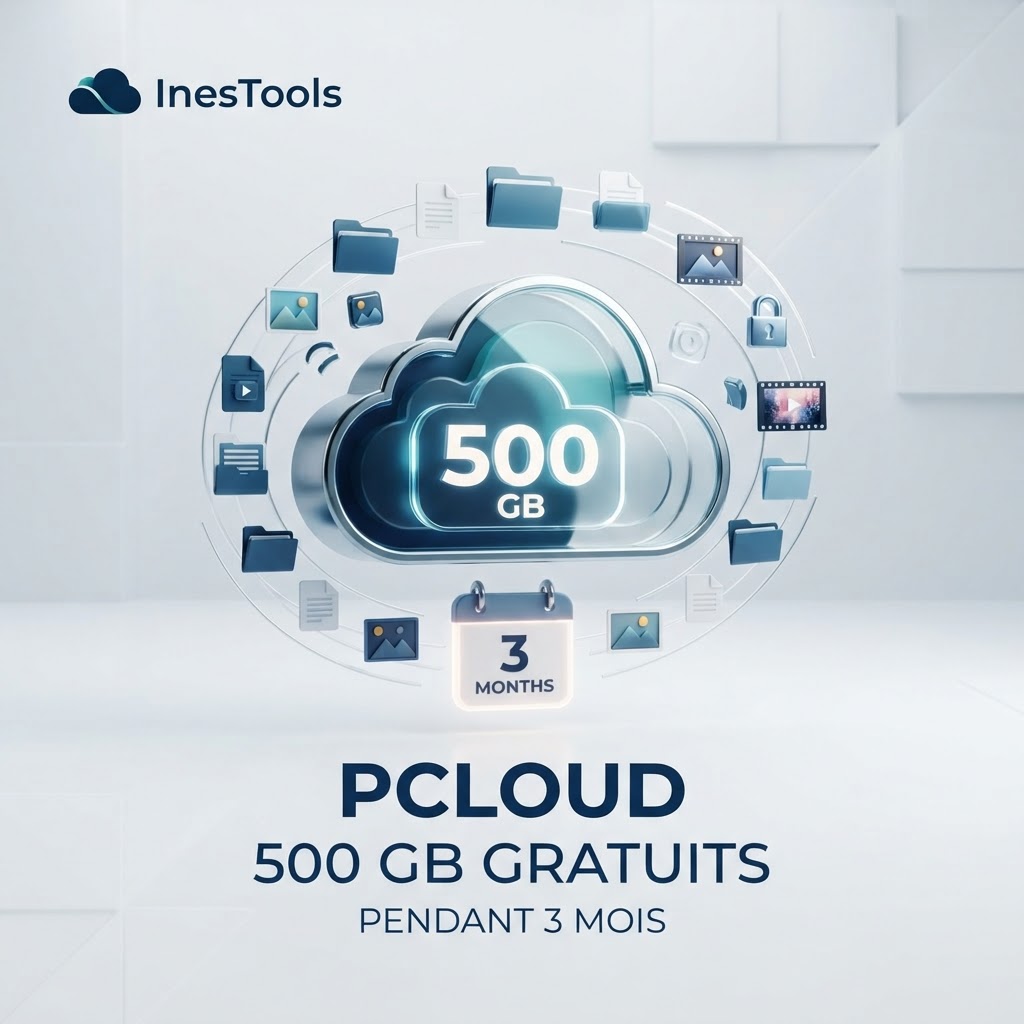 pCloud — 500 Go gratuits pendant 3 mois