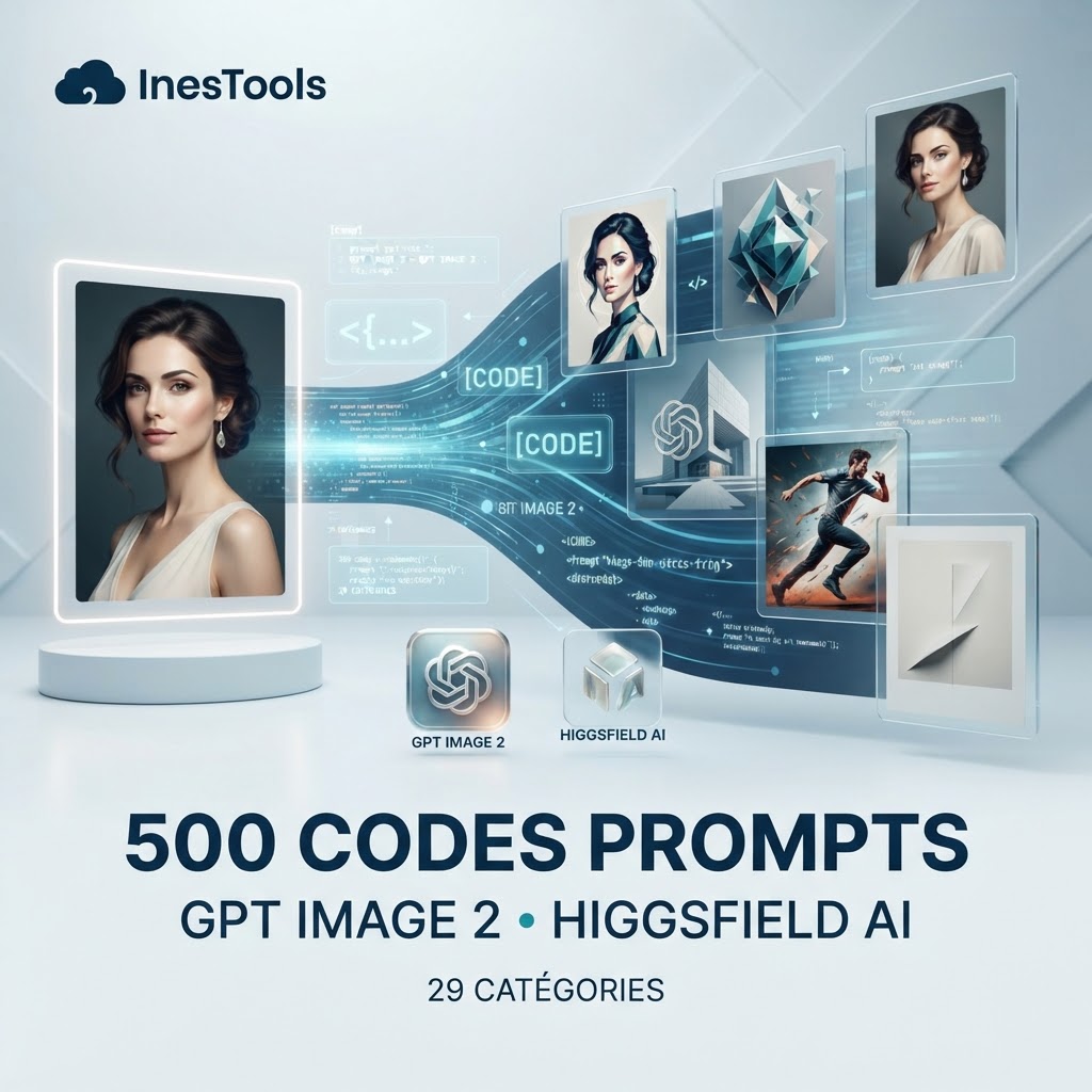 +500 Codes Prompts pour GPT Image 2 — Guide Higgsfield AI