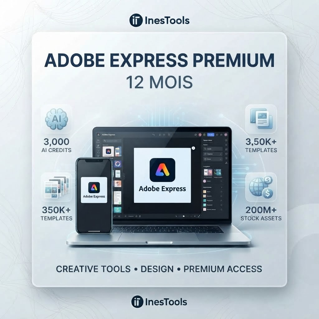 Adobe Express Premium — 12 Mois