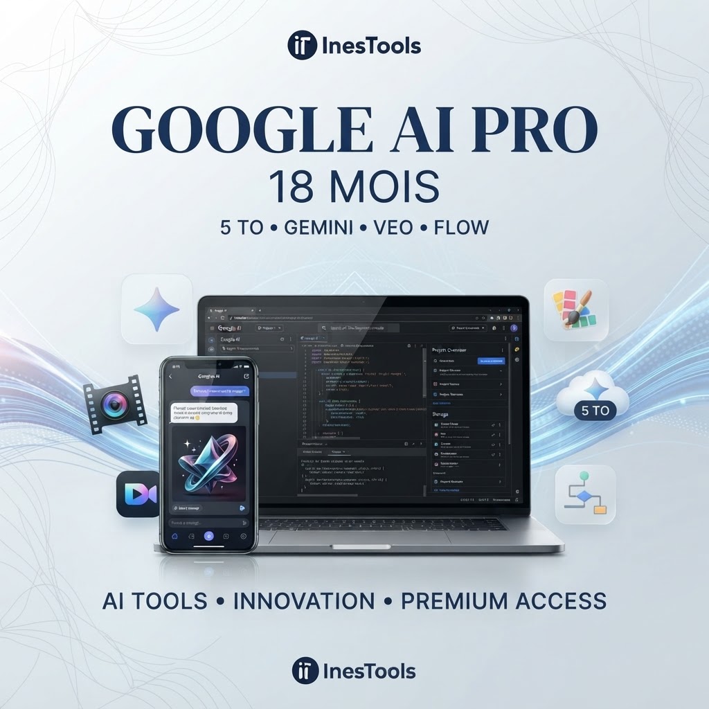 Google AI Pro + Flow  — 18 Mois