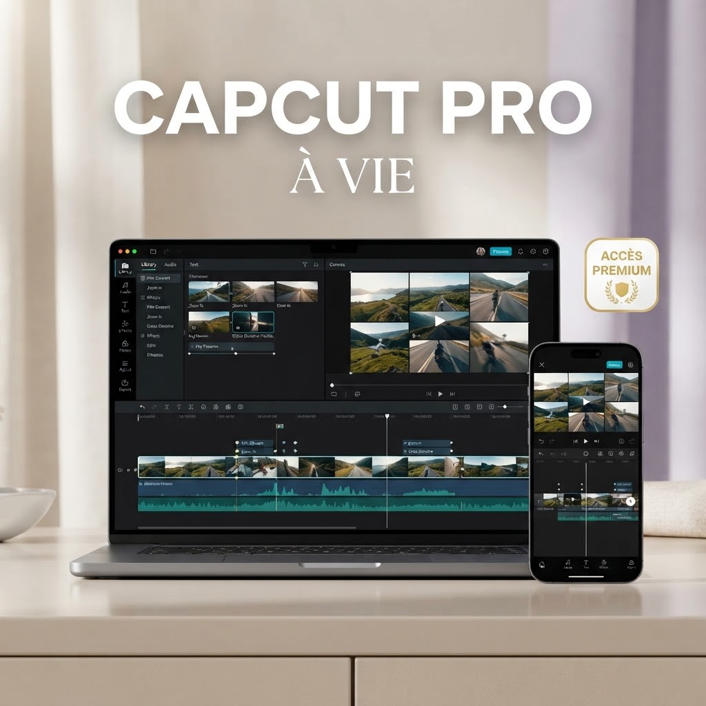 CapCut Pro – Accès à vie